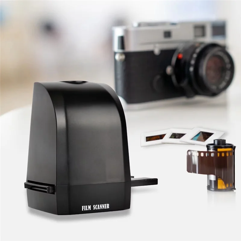 Superior-135 Film Slide Scanner Converter Portable Negative Film Scanner 8 Megapixel CMOS Convert Compatible With For Windows XP