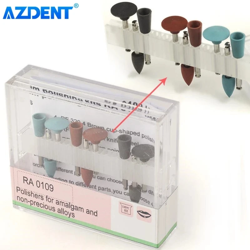 Azdent Dental Diamond Burs Polisher Ra 0109 Per Manipolo A Bassa Velocità 9 Amalgama Lucidatura Dimensioni Strumenti Per Odontoiatria