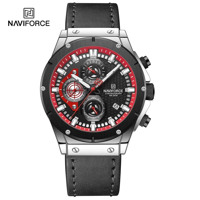 

2023 Top Brand NAVIFORCE Watch For Men Multifunction Sport Fashion Waterproof Male Quartz WristWatches Clock 100% Original