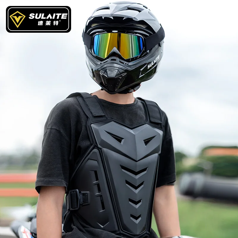 Motorcycle Body Armor Motorcycle Jacket Motocross Moto Vest Back Chest Protector Off-Road Dirt Bike Protective Gear