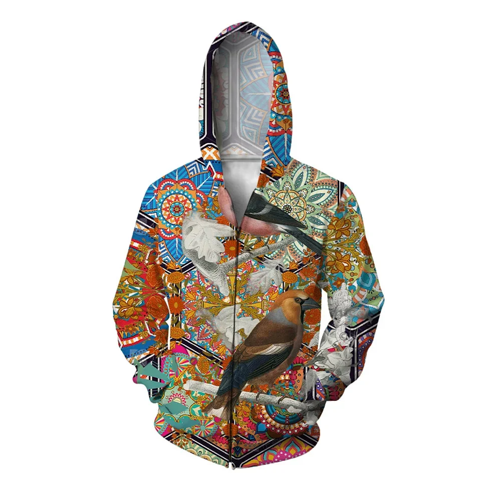 thumbnail image 1 of Sudadera con capucha de otoño para hombre, sudadera con cremallera, sudadera con gráfico de cuervo, sudadera Y2k para hombre, sudadera con capucha holgada gótica, ropa, 1 of 5