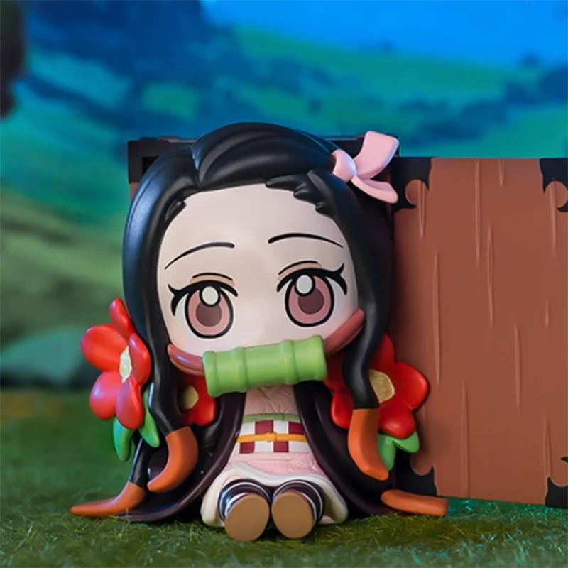 thumbnail image 1 of Popmart Demon Slayer Birth Flower Series Guess Bag Original Toys Doll Cute Anime Figure Desktop Ornaments Collection Gift, 1 of 5