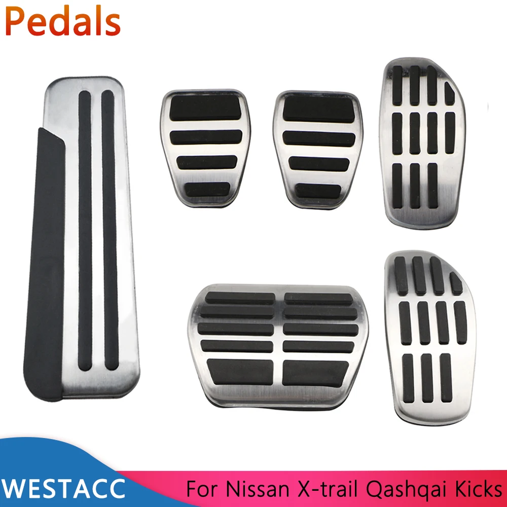 

Car Pedals Gas Brake Rest Pedal Cover for Nissan X-trail T32 Qashqai J11 Rogue Kick Dayz Micra Sentra Versa Altima Juke