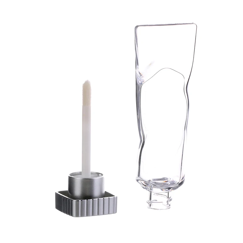 4ML DIY Lipstick Tube Container With Lid Clear Empty Lipstick Bottle Lip Gloss Tube Cosmetic Sample Container Soft Tube Makeup