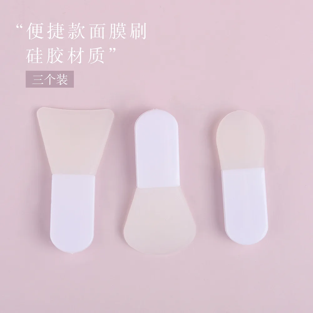 Mini Silicone Mask Brush Makeup Facial Face Cream Making Tool Portable Travel Gel Mixing Smear Supplies Make Up Cosmetic Tools picture