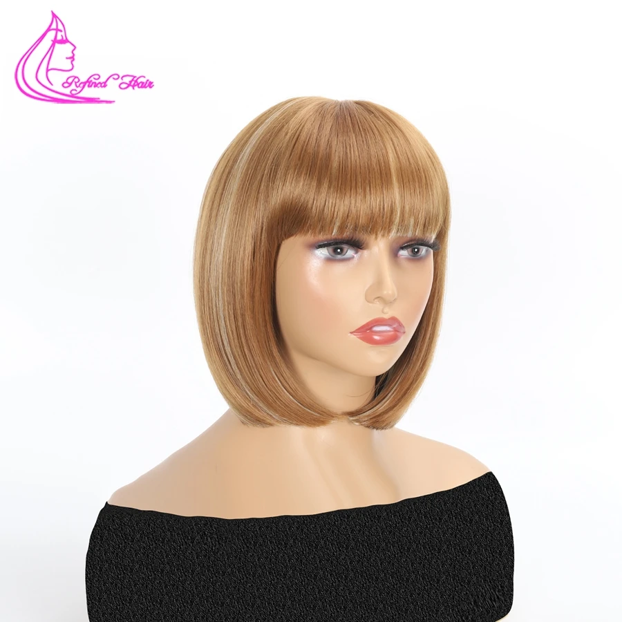 

Silver Gray Bob Wigs for Women Girls Short Grey Wig with Bangs Natural Grey Synthetic Wig Bob Wigs for Cosplay Party Daily Use