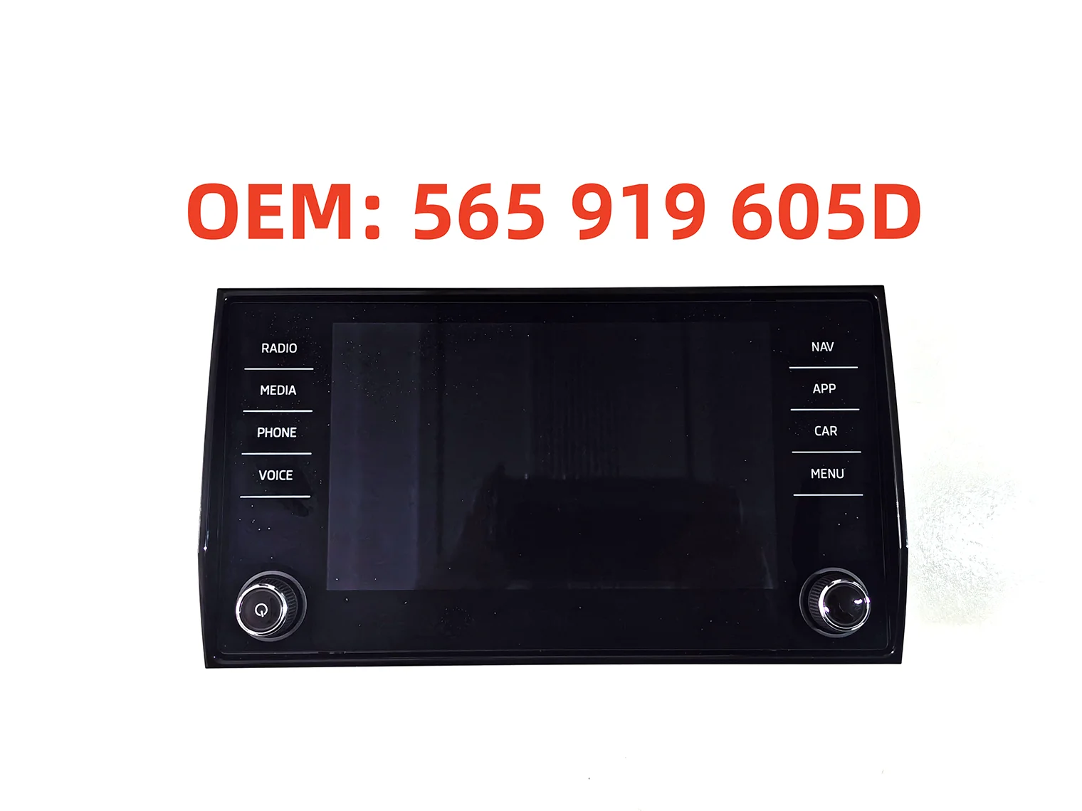 

565 919 606D для SKODA Kodiaq 8 дюймов Navi навигационный экран сенсорный экран дисплей цифровое радио мультимедиа