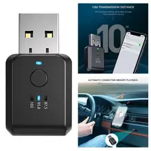 

FM01 Bluetooth-compatible 5.0 Transmitter Receiver Car Kit Wireless FM Radio Modulator Handsfree USB Stereo Audio Adapter