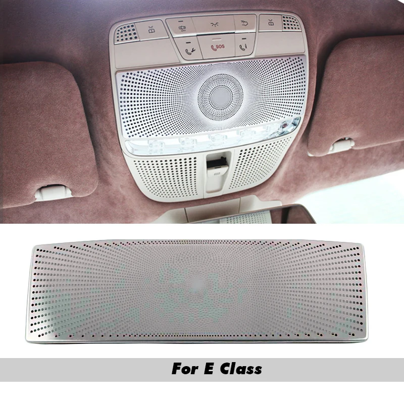 Edelstahl Hochtöner Lautsprecher Abdeckung Trim Für Mercedes Benz C E  Klasse GLC W213 W205 X253 Matte Auto Tür Audio lautsprecher Abdeckung -  AliExpress