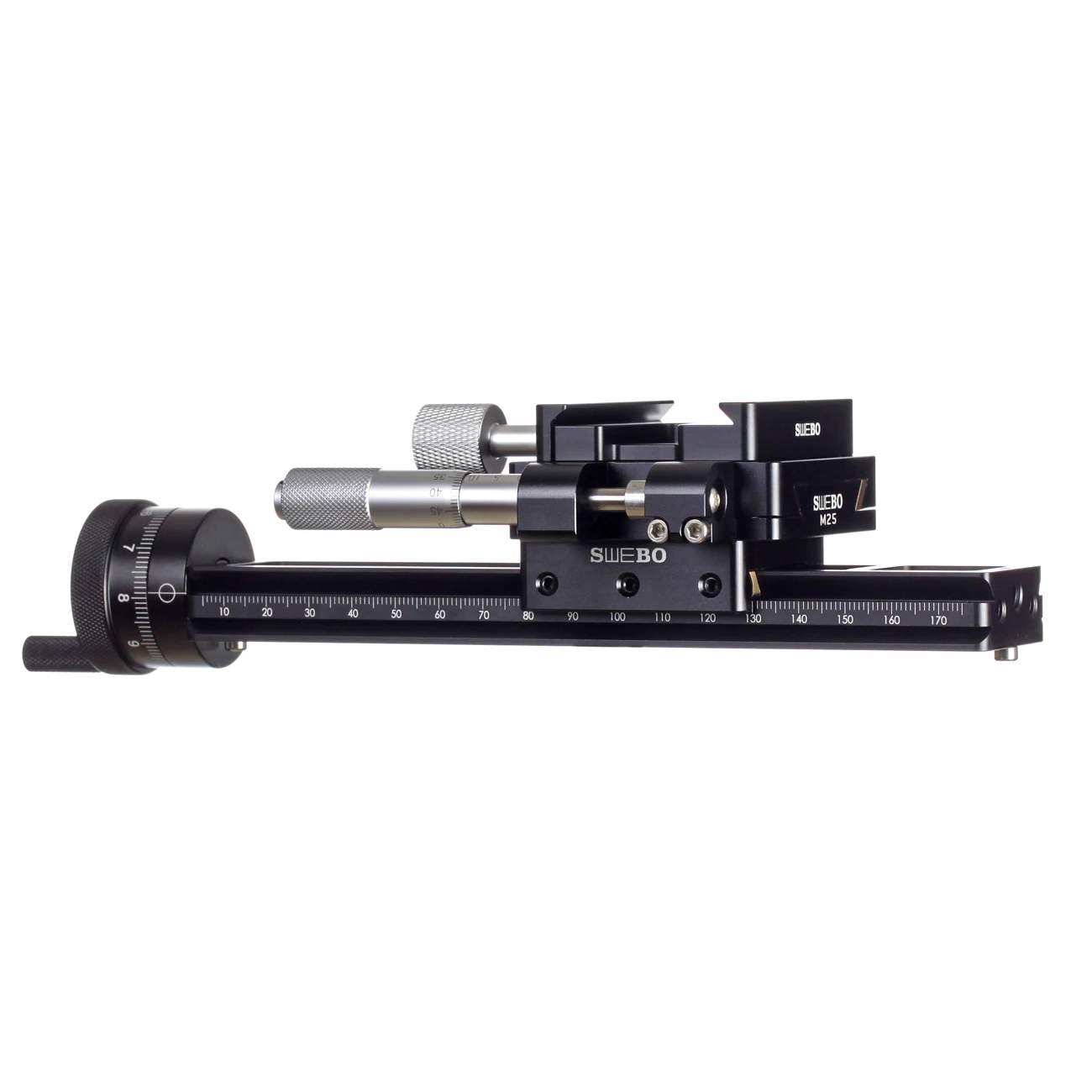 Twospeed Precision 0.01mm Macro Focusing Rail Slider Micrometer Head