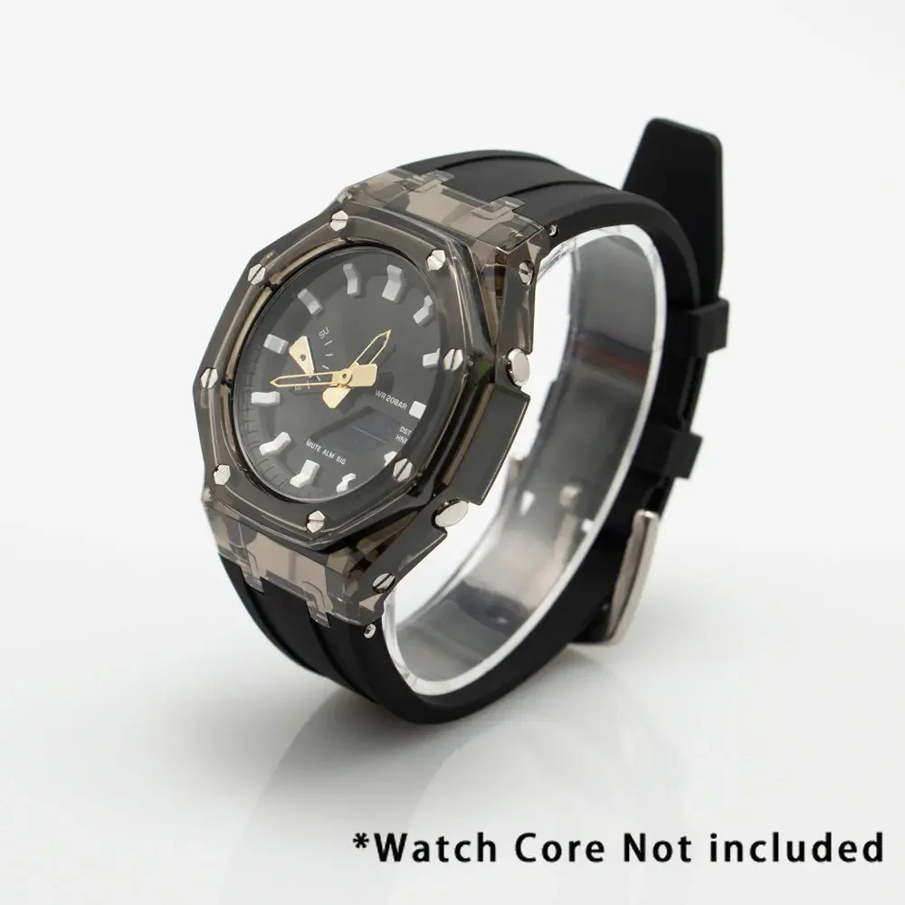 Enhanced Transparent Rubber Strap and Case Adapter