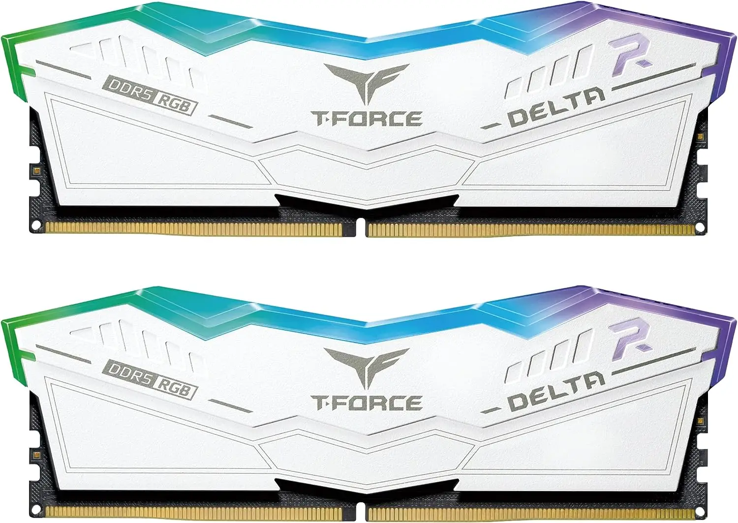 TEAMGROUP T-Force 델타 RGB DDR5 램, 인텔 XMP 3.0 및 AMD Expo 호환 데스크탑 메모리 모듈 램, 32GB (2x16GB), 6000MHz CL30