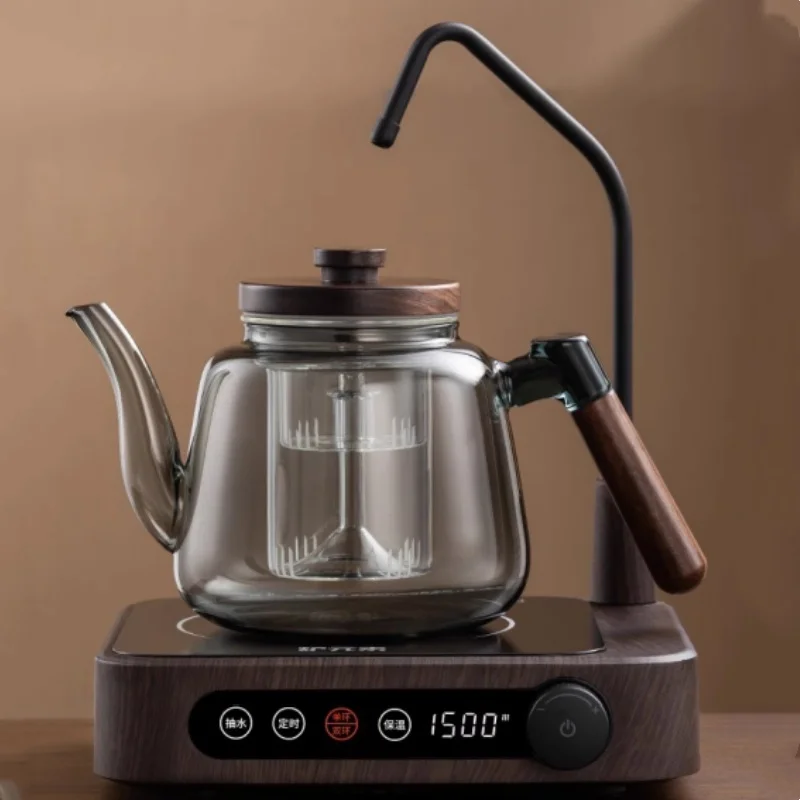 Peach Wood Glass Tea Maker High-power Automatic Water and Electricity Pottery Stove Tea Stove Health Pot