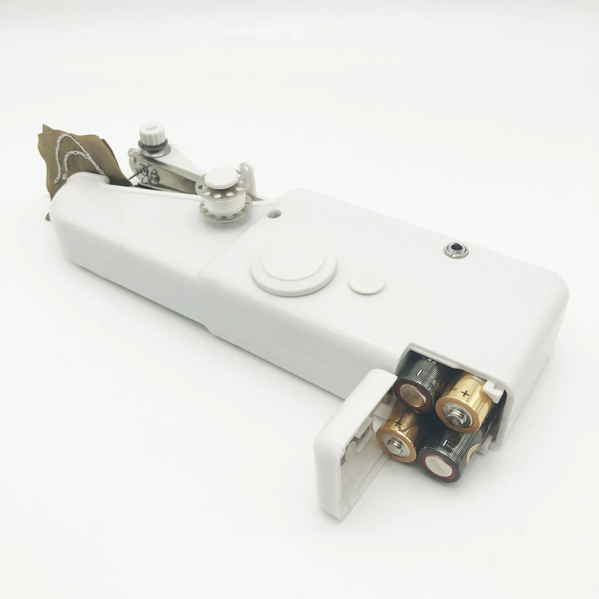 Portable Handheld Sewing Machine CS-101B, Low Noise, Battery & AC Power, Easy to Use for Quick Repairs, Compact Size 4