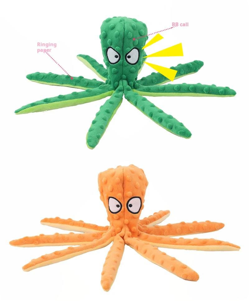 Pet Plush Toy Octopus