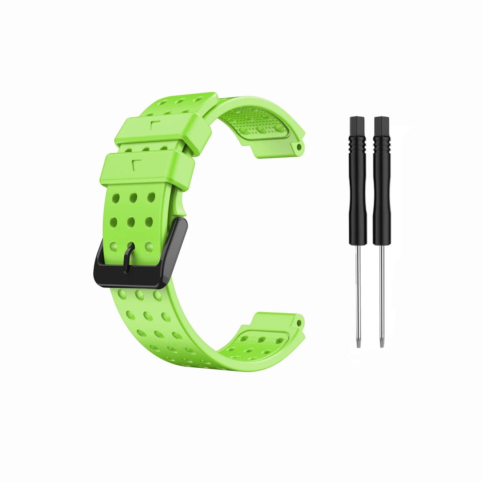 Premium Silicone Watch Band with Tool - Wear Resistant Replacement Strap