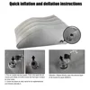 Inflatable Leg Pillow For Travel Camping Sleeping Foot Pillow Elevation Leg Pillows Portable Wedge Pillow Knee Cushion PVC Neck 5