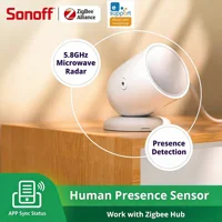 SONOFF SNZB-06P Sonoff Human Presence Sensor SNZB 06P Presence Detection Light Sensing Smart Home Security Works With Alice