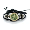 Arabic Muslim Islamic God Allah Black Button Bracelet I Love allah Glass Cabochon Bangle Jewelry Ramadan Gift 5