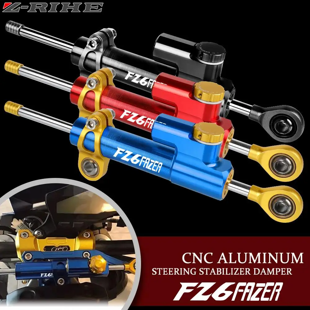 

Universal Motorcycle Adjustable Steering Damper Stabilizer For YAMAHA FZ6 FZ 6 FZ-6 FAZER FZ6FAZER 2004 2005 2006 2007 2008-2010