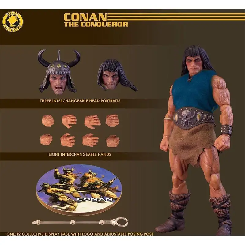 

Original MEZCO ONE:12 Collective / Conan The Conqueror: Conan 1/12 In Stock Anime Action Collection Model Toys