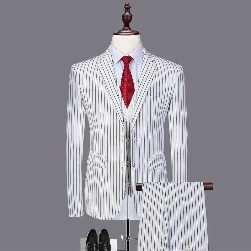 H192 Custom Batch Casual Professional Formal Suit Fashion Temperament Men Groom Wedding Business