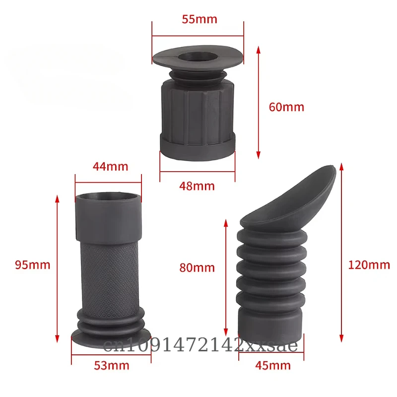 Tactical Hunting Flexible Rifle Scope Ocular Eye Protector Rubber Scope Lens Recoil Cover Eye Cup Extender Eyeshade Anti Impact rifle scope lens cover rifle scope protector