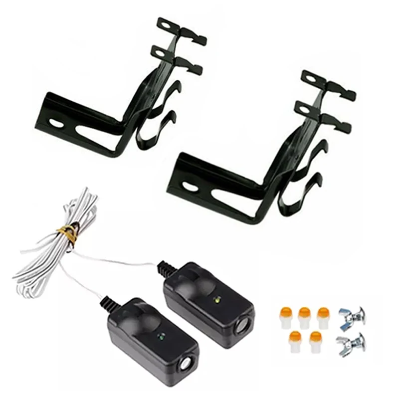 Garage Safety Sensor Kit 41A5034 Universal Garage Door Openers Parts Replacement with Brackets