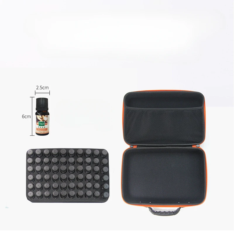 Portable Large Capacity EVA 30/60 Grid 10ml Perfume Essential Oil Bottle Nail Polish Storage Case Bag Travel Box Carrying Holder
