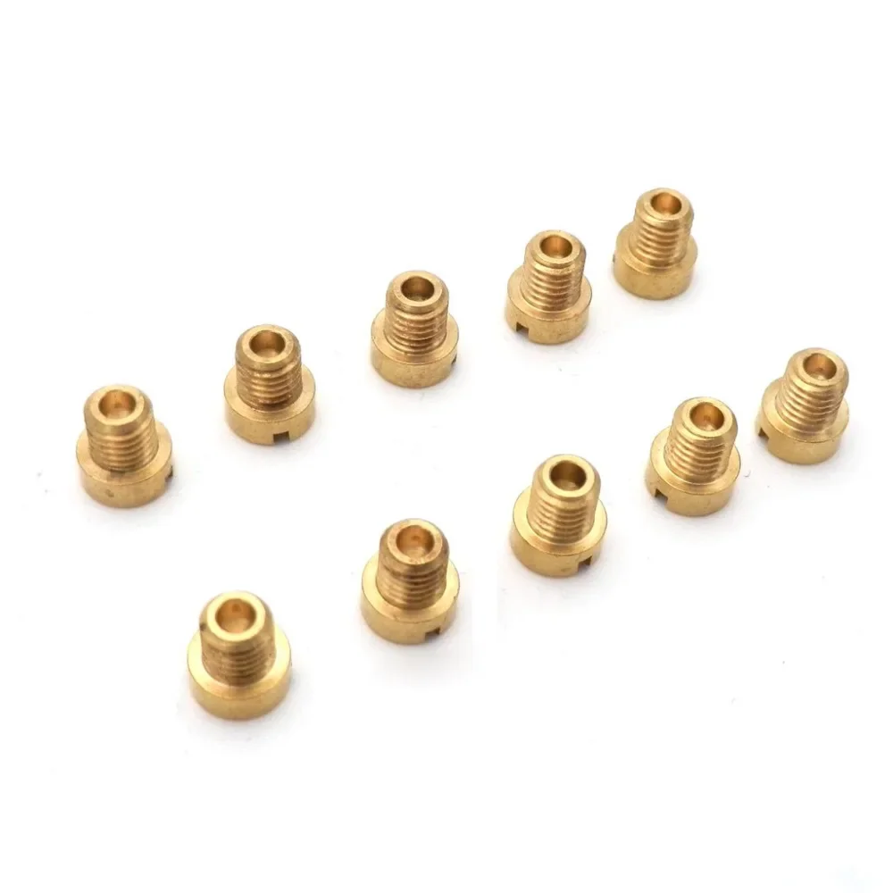 10pcs 5mm M5 Main Jet for Dellorto Carburetor SHA PHBG NC T5 JNC UA/MA UB/MB SHB/SHBC