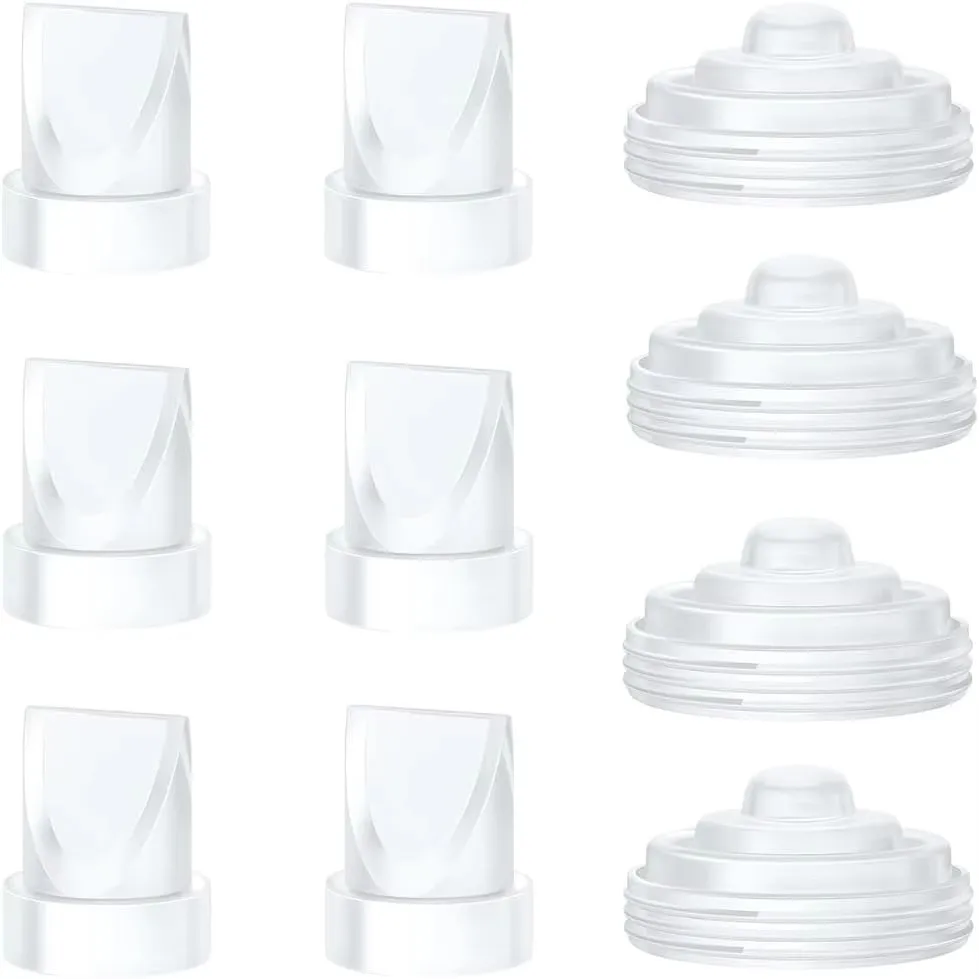 10Pc SetDuckbill Valves and Diaphragm Compatible with Momcozy M5 Breast Pump, Breast pump accessories for Momcozy M5 Pump