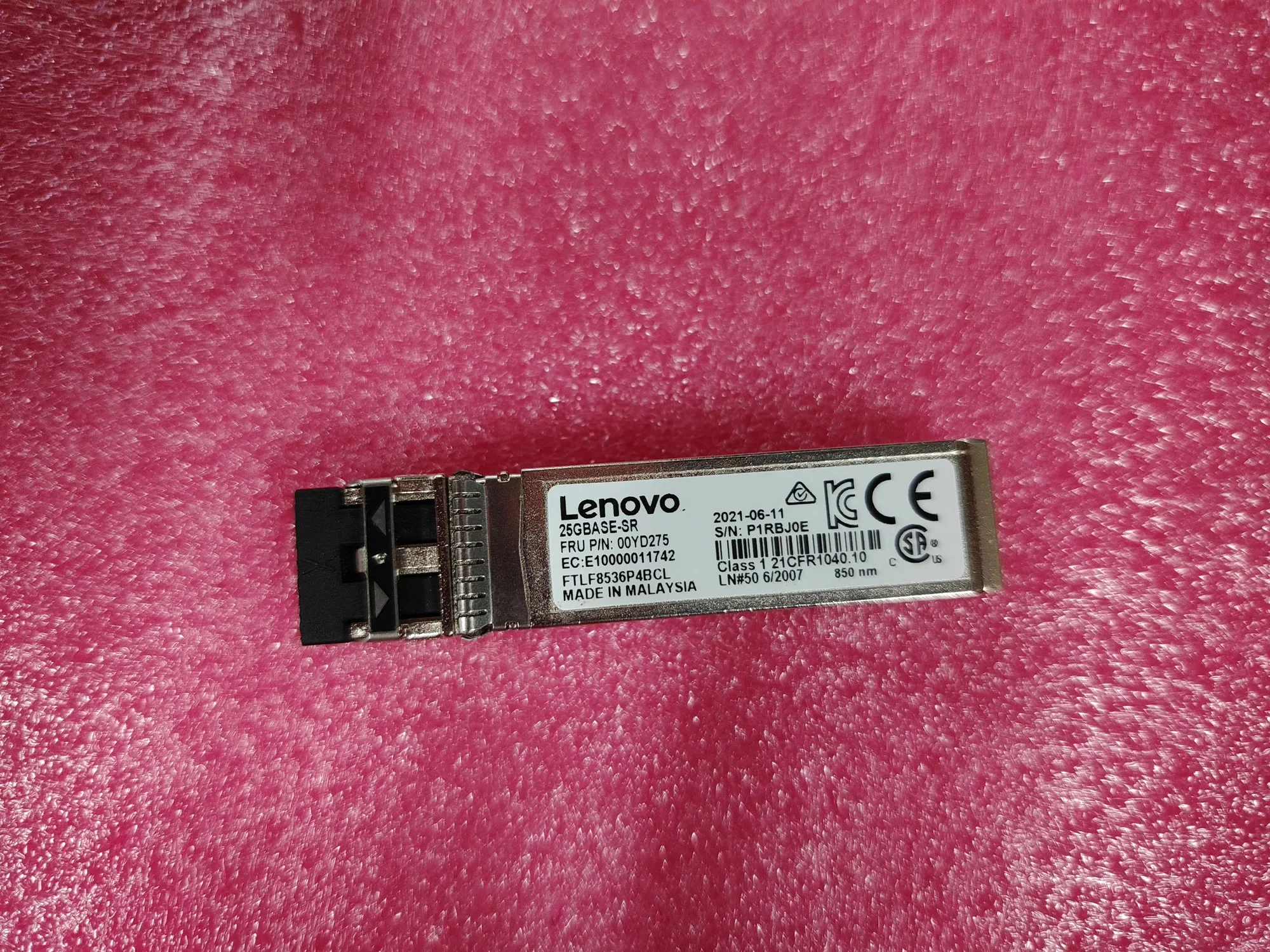 25G SFP Module Switch Transceiver Len-ovo 25GBASE-SR FTLF8536P4BCL ...