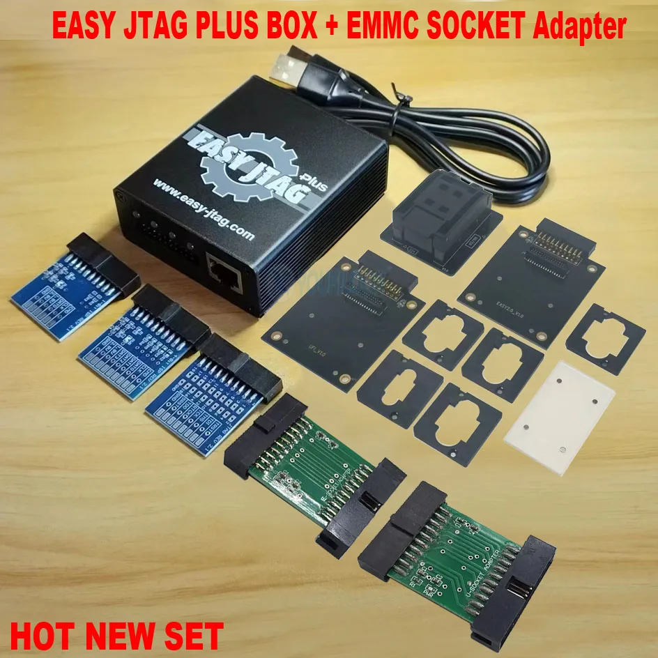 2026 신형 오리지널 Z3X EasyJtag Plus 박스 세트/EASY JTAG PLUS BOX (EMMC 6 IN 1 ISP 어댑터 소켓 포함)