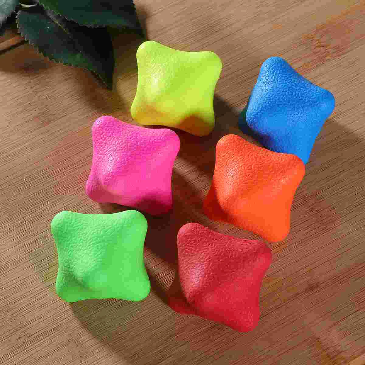 

6 PCS Agility Reaction Reflex Ball Bouncing Ball Baseball Tennis Badminton Reaction Training Ball Exercise Fitness Ball