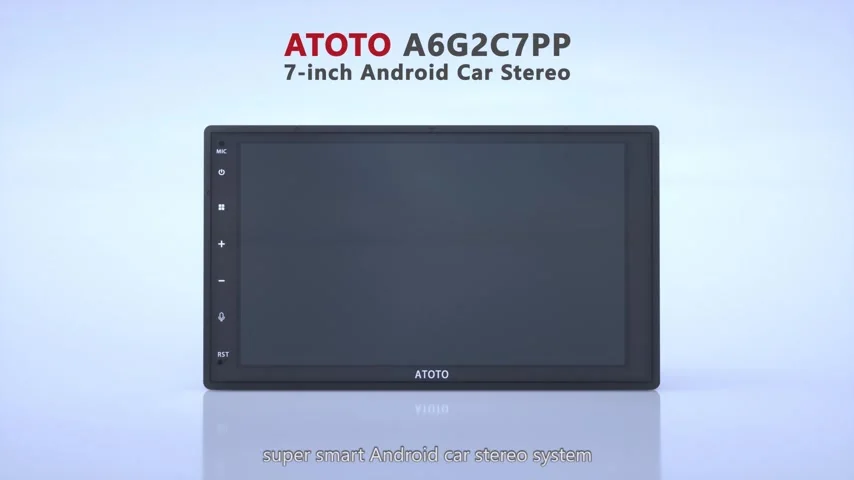 ATOTO A6 PP 7 дюймов Android автомобильная стереосистема двойная 2 Din 8 ядер 4 ГБ радио с Bluetooth GPS Apple Carplay Android Auto экран 2Din