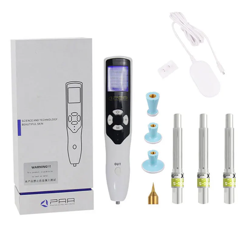2 IN1 Professional Ozone Fibroblast Plasma Pen For Eyelid Face Lifting Wrinkle Spot Mole Freckle Removal Skin Care Anti Ageing