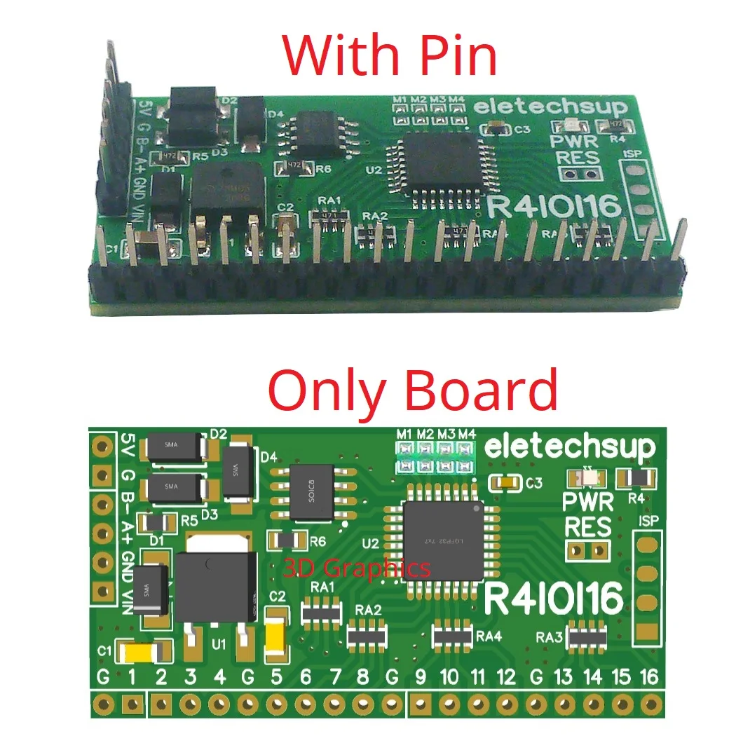 รูปสินค้า โมดูลควบคุมอัจฉริยะ RS485 Modbus RTU สำหรับระบบอัตโนมัติ