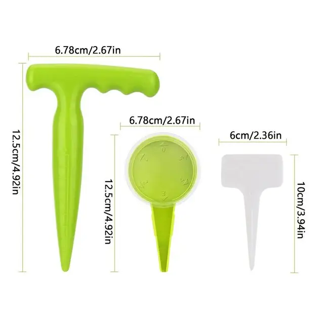 1/4 -File Állítható Növényi Vetőmag Vetőgép Ültetvényen Tartott Virágfű Kerti Multifunkció Adagoló Csomag - Image 3