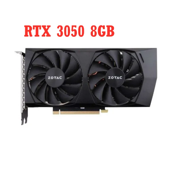 Zotac Rtx 3050 8G Ddr6 Gpu Placa De Scheda Grafica Per Videogiochi Non 2060 Gtx 1060 3050 3070 1660Super 6600Xt 3080 960 1070 750Ti