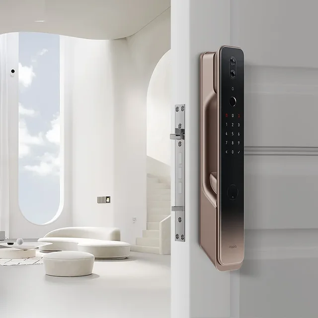 Aqara Automatic Smart Door Lock H100 with Cat Eye Zigbee NFC Card Bluetooth Fingerprint Unlock Via Homekit Aqara App Smart Home 3
