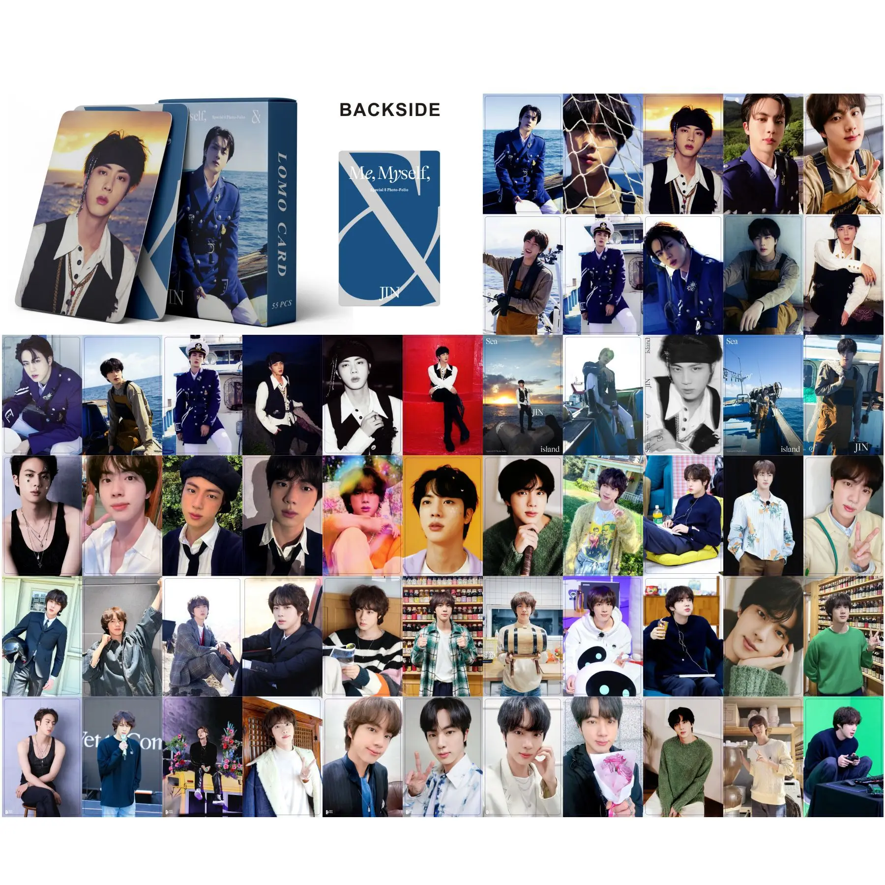 Kpop New Album Lomo Cards 55pcs/set HD Double Side Print Photo Cards