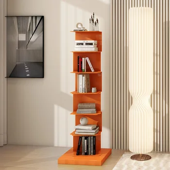 이동식 벽 나무 책장, 조립식 모바일 정리함, 스토리 선반, 이탈리아 가구