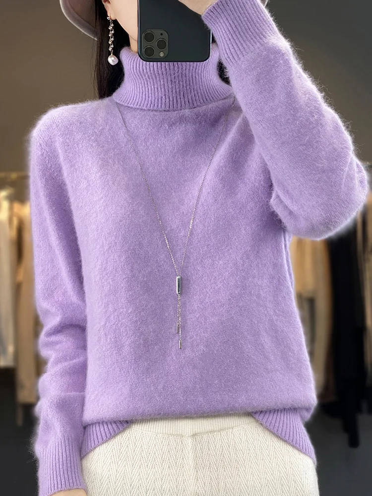 女性用長袖カシミヤセーター,セーター,ニット,トップス