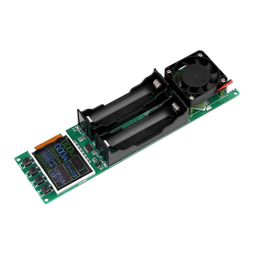 Resistance Tester 18650 Lithium Battery Capacity Tester Internal Resistance Tester Battery Power Detector Module Dual Type-C For Electrician Tool