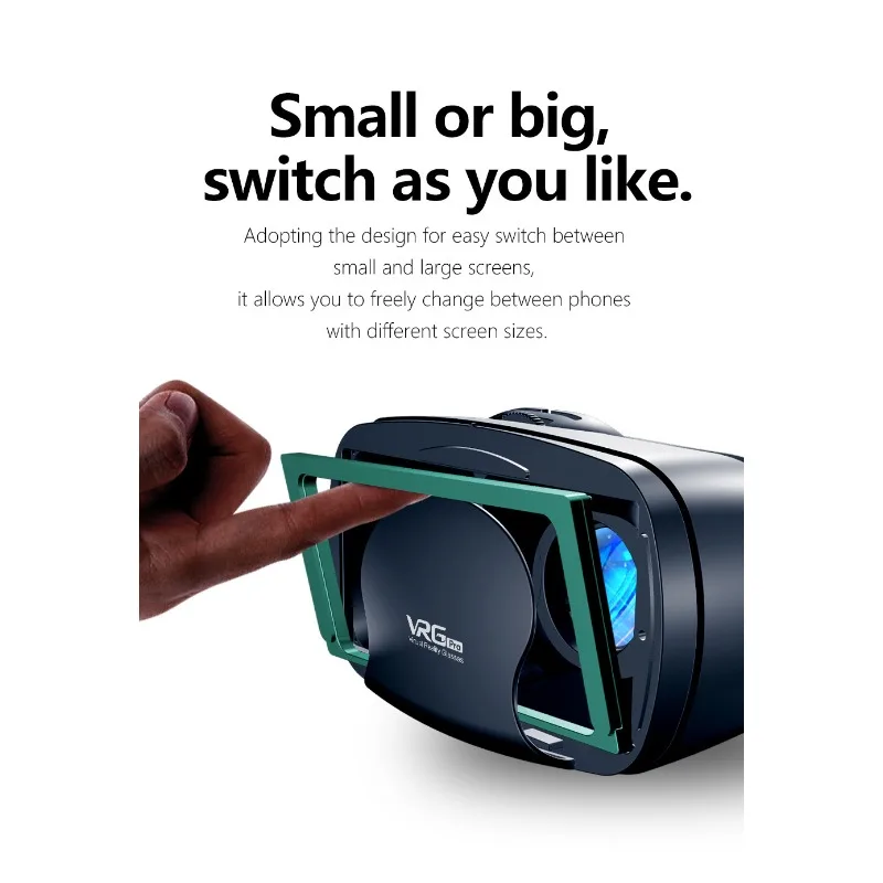VR Glasses Virtual Reality 3D VR Glasses Google Cardboard Headset for Use with Smartphone Android Virtual Glasses with Gamepad 173 S62986f82deb340e3ad9fb57964a255a0L