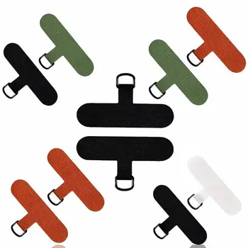 3/5pcs Del Telefono Mobile a forma di T Cinghia Piastra Copriletto Custodia Del Cellulare Treccia Cordino Accessori Carta di Tessuto per iPhone 12 13 14 15 Xiaomi 1