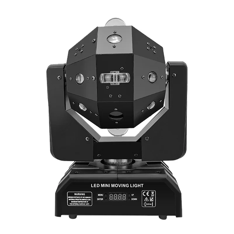 Laser Moving Head Light Beam Strobe Football DMX DJ Disco Ball for Nightclub Party RGBW 4In1 LED Professional Stage Light