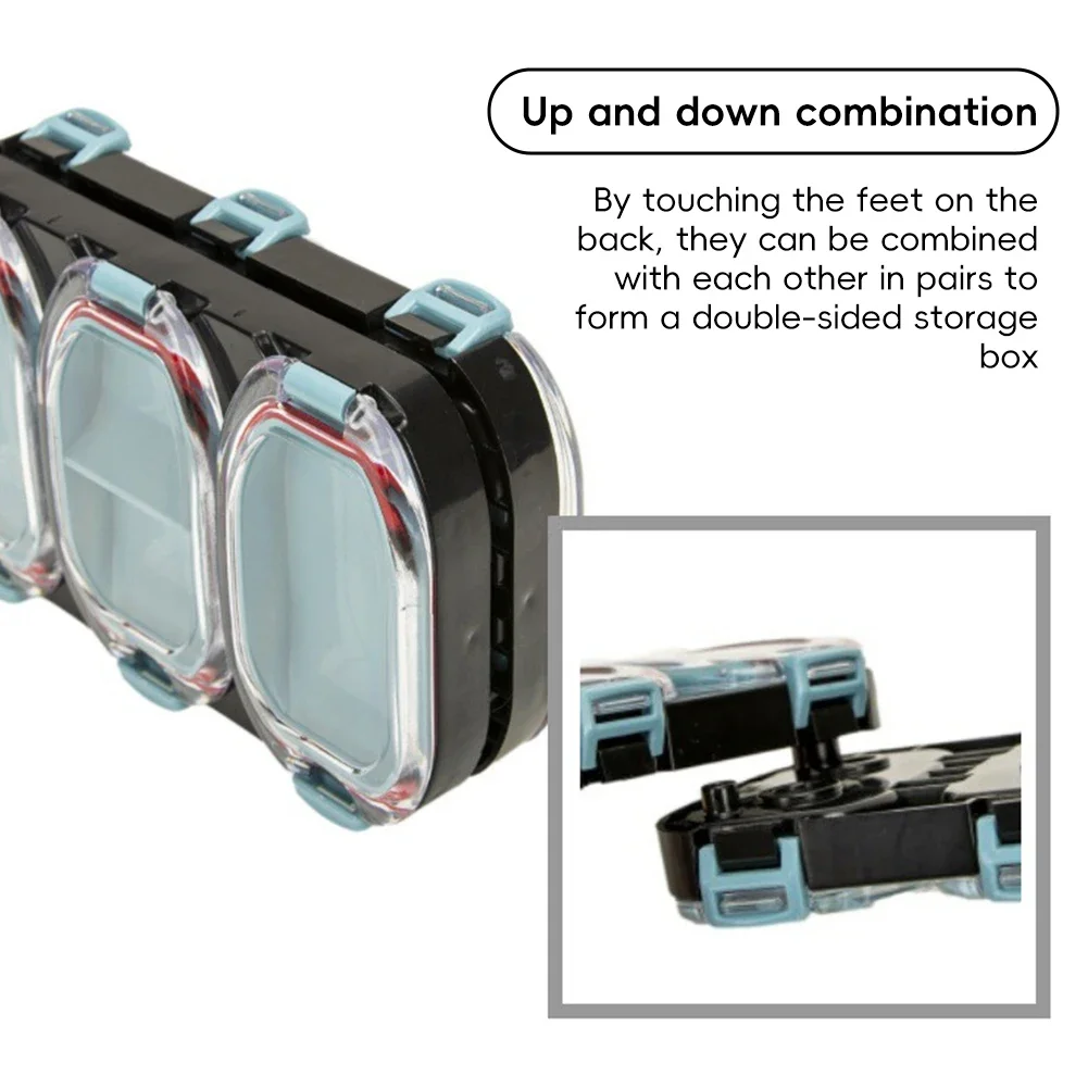 Magnetic Fishing Hook Outdoor Fishing Gear Accessories Box Waterproof Outdoor Fish Box for Bass Carp Fishing Accessories