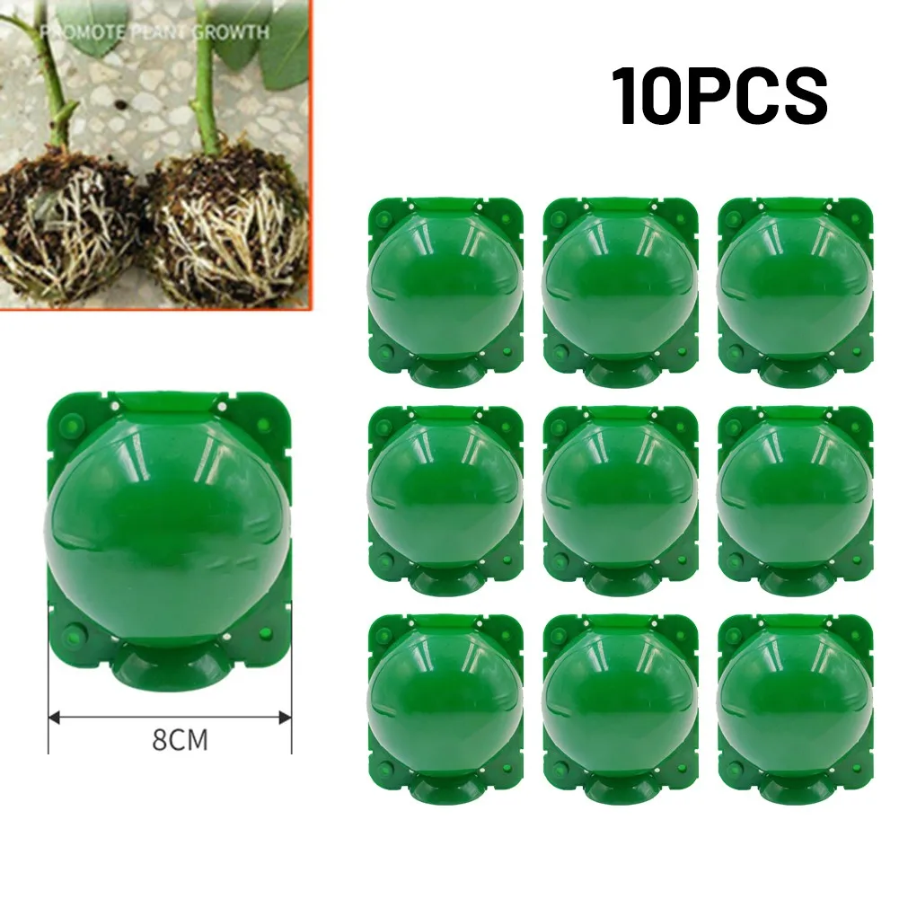 10Pcs Plant Rooting Ball Palla Di Propagazione Ad Alta Pressione Innesto Da Giardino Allevamento Scatola Di Coltivazione Pianta Radicazione Giardinagg