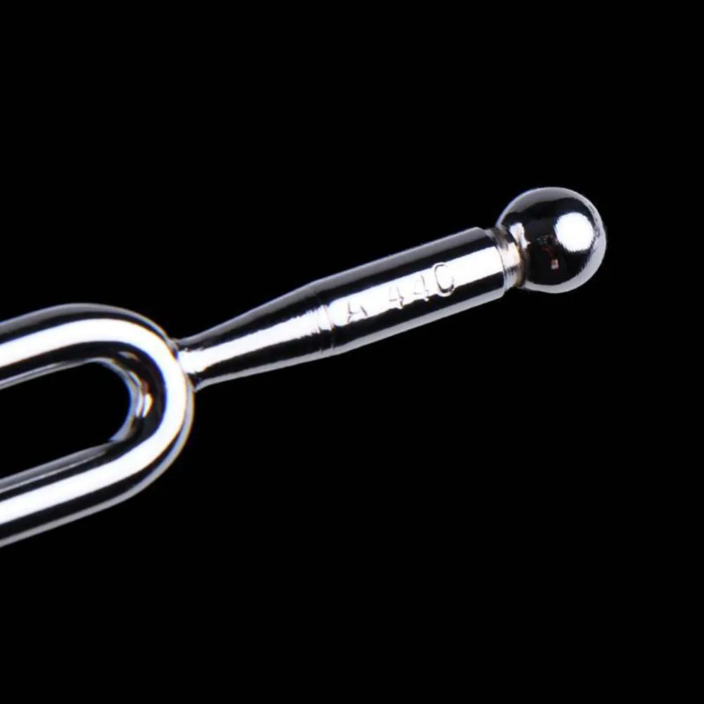 New Practical Violin Tuning Fork A440Hz Black/Silver For Healing Kit Multifunctional Sensory Set W/Cleaning Cloth